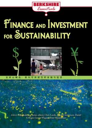 Finance and Investment for Sustainability de Ray Anderson