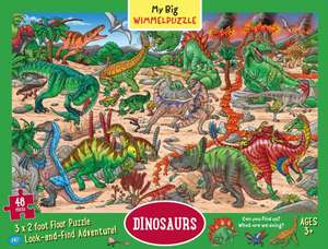 My Big Wimmelpuzzle--Dinosaurs Floor Puzzle, 48-Piece de Max Walther