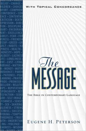 Message Bible-MS-Numbered de Eugene H. Peterson