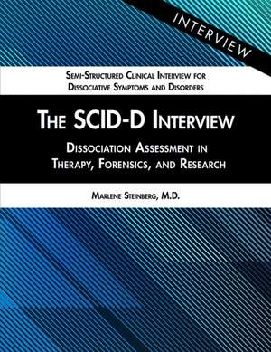 The SCID-D Interview de Marlene Steinberg