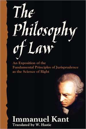 The Philosophy of Law de Immanuel Kant