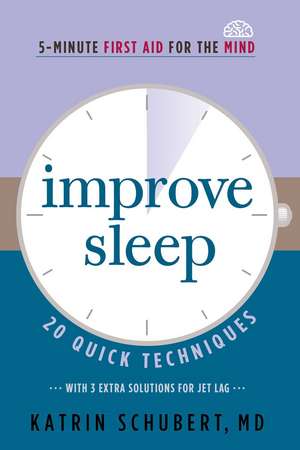 Improve Sleep de Katrin Schubert