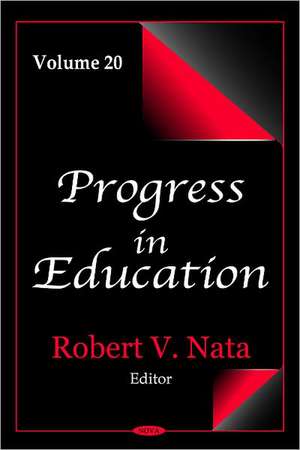 Progress in Education de Robert V. Nata