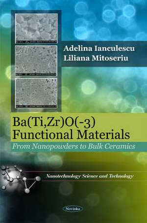 Ba(Ti,Zr) O3 - Functional Materials de Adelina Ianculescu