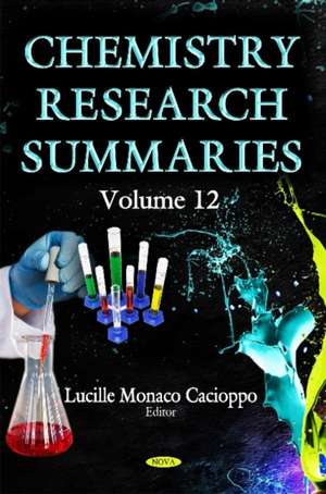 Chemistry Research Summaries de Jerani T. S. Pettikiriarachchi