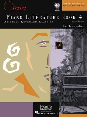 Piano Literature Book 4 - Developing Artist Original Keyboard Classics Book/Online Audio de Randall Faber