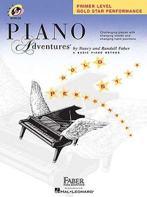 Piano Adventures - Gold Star Performance Book - Primer Level Book/Online Audio de Nancy Faber