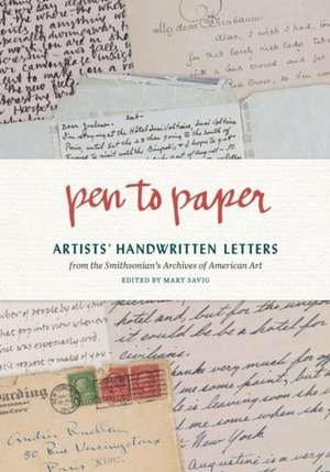 Pen to Paper de Mary Savig