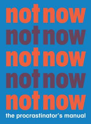 Not Now de Benjamin English