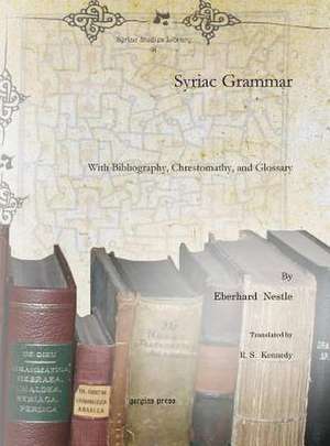 Syriac Grammar de Eberhard Nestle