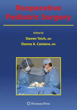 Reoperative Pediatric Surgery de Steven Teich