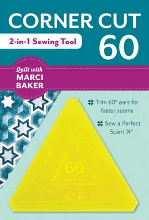 Corner Cut 60 - 2-In-1 Sewing Tool de Marci Baker