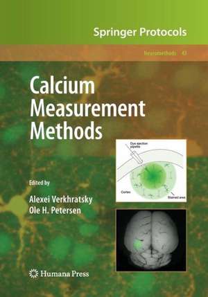 Calcium Measurement Methods de Verkhratsky Alexei