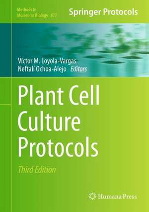 Plant Cell Culture Protocols de Víctor M. Loyola-Vargas