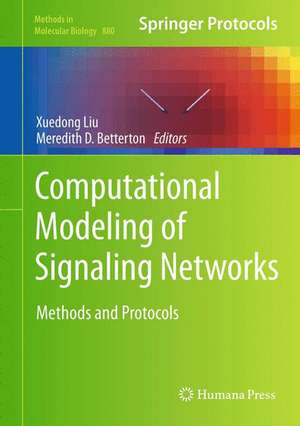 Computational Modeling of Signaling Networks de Xuedong Liu