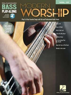 Modern Worship: Bass Play-Along Volume 37 Book/Online Audio