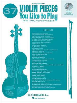 37 Violin Pieces You Like to Play de Hal Leonard Publishing Corporation