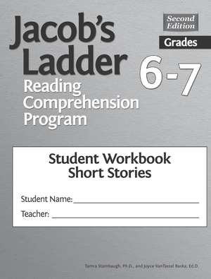 Jacob's Ladder Reading Comprehension Program: Grades 6-7, Student Workbooks, Short Stories (Set of 5) de Joyce VanTassel-Baska