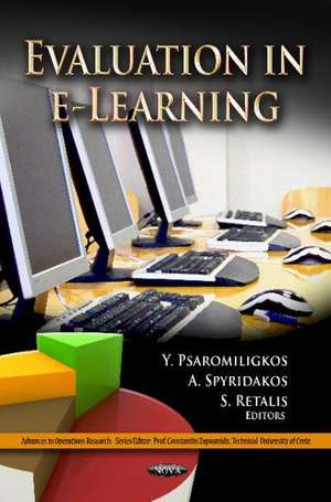 Evaluation in e-Learning de Y. Psaromiligkos