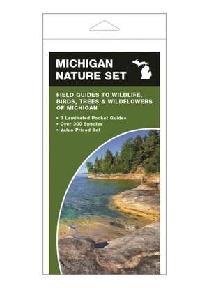 Michigan Nature Set: Field Guides to Wildlife, Birds, Trees & Wildflowers of Michigan de James Kavanagh