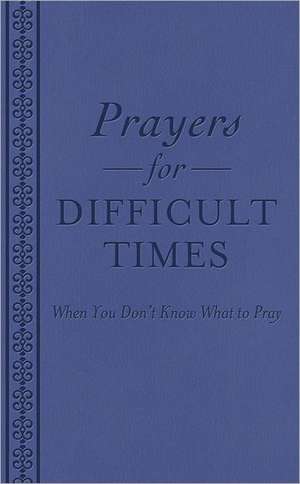 Prayers for Difficult Times: When You Don't Know What to Pray de Ellyn Sanna