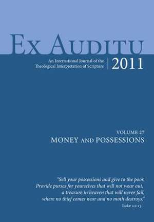 Ex Auditu - Volume 27 de Klyne Snodgrass