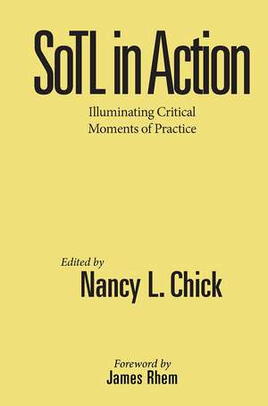 SoTL in Action: Illuminating Critical Moments of Practice de Nancy L. Chick