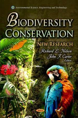 Biodiversity Conservation de Richard L. Nelson