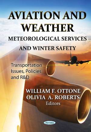 Aviation & Weather: Meteorological Services & Winter Safety de William F Ottone