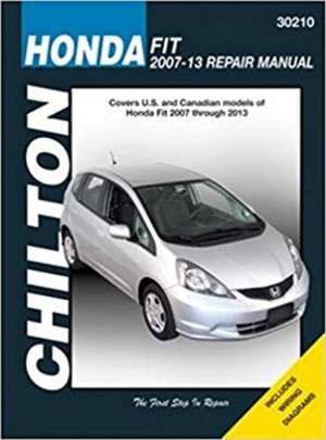 Honda Fit (07 – 13) (Chilton) – 2007–13 de Haynes