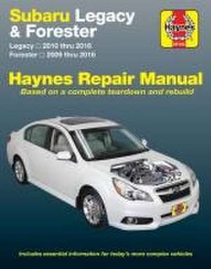 Subaru Legacy (10–16) & Forester (09–16) Haynes Repair Manual (USA) de Haynes