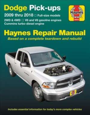 Dodge Pick Ups (09 - 16) de Haynes Publishing