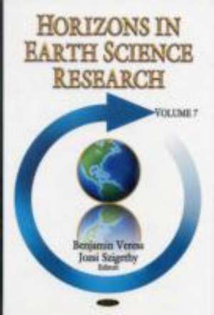 Horizons in Earth Science Research de Benjamin Veress