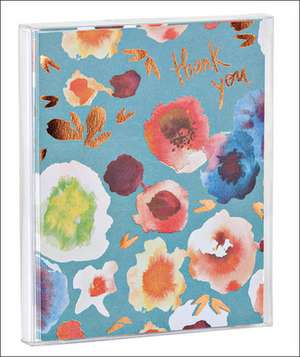 Blooms Thank You Notecard Set de Kelly Ventura