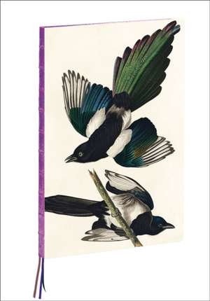 Magpies, James Audubon A4 Notebook de James Audubon