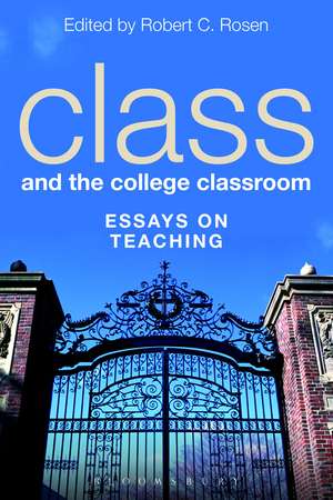 Class and the College Classroom: Essays on Teaching de Robert C. Rosen