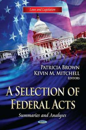 Selection of Federal Acts de Patricia Brown