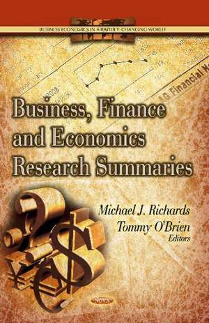 Business, Finance & Economics Research Summaries de Michael Richards