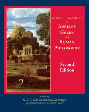 Introductory Readings in Ancient Greek and Roman Philosophy de Patrick Lee Miller