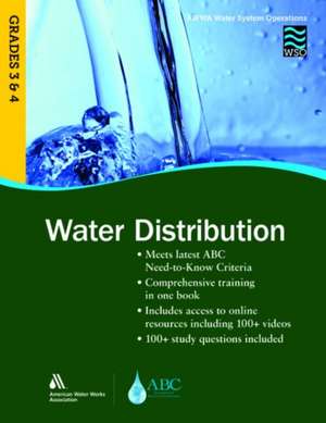 Water Distribution, Grades 3 & 4 de Awwa