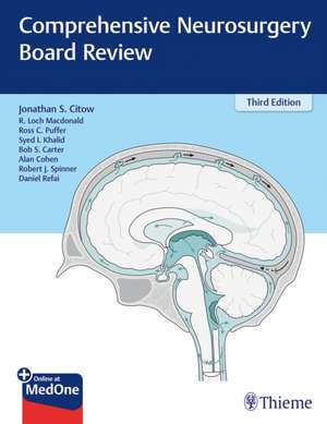 Comprehensive Neurosurgery Board Review de J Citow