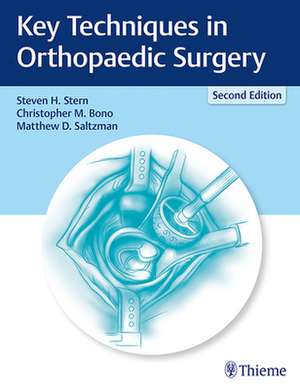 Key Techniques in Orthopaedic Surgery de S. Stern