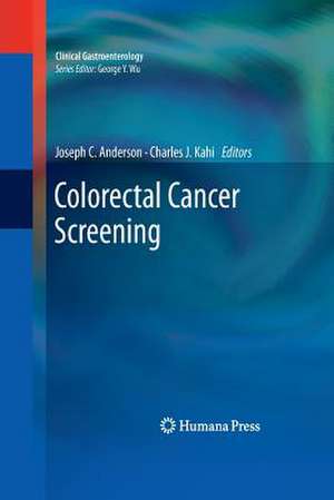 Colorectal Cancer Screening de Joseph Anderson, MD