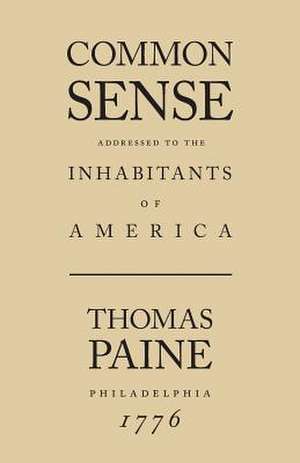 Common Sense de Thomas Paine