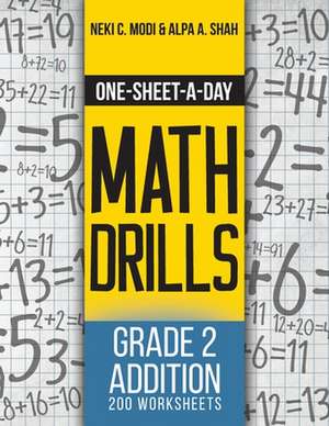 One-Sheet-A-Day Math Drills de Neki C. Modi