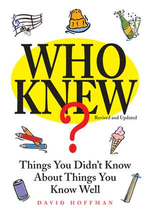 Who Knew? de David Hoffman