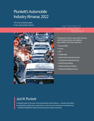 PLUNKETTS AUTOMOBILE INDUSTRY ALMANAC 2 de PLUNKETT