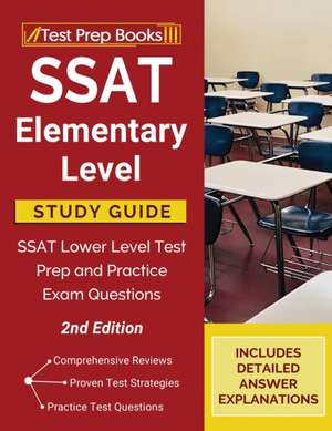 SSAT Elementary Level Study Guide de Tbd