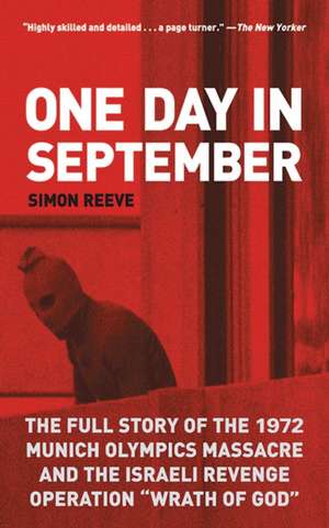 One Day in September de Simon Reeve