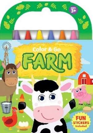 Color & Go: Farm de Kidsbooks Publishing